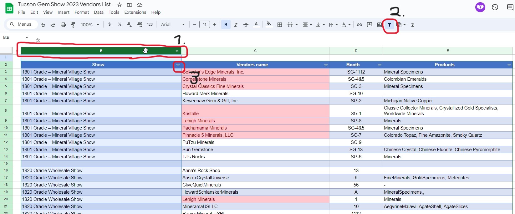 Tucson Gem Show 2023 Vendors List Tucson Gem Show 101