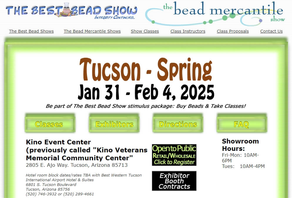 Best Bead Show Tucson Gem Show 101